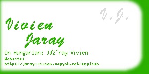 vivien jaray business card